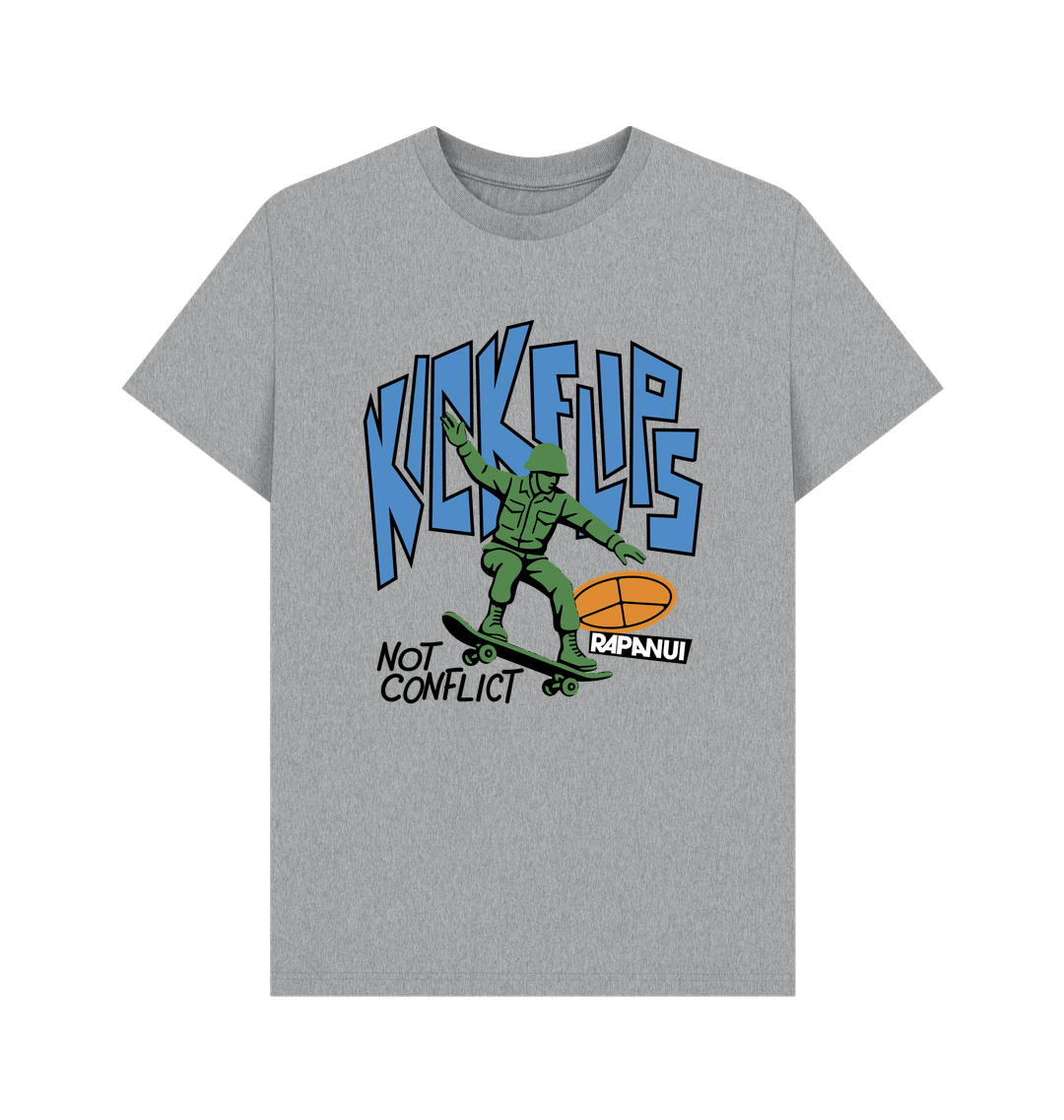 Athletic Grey Printed T-shirt