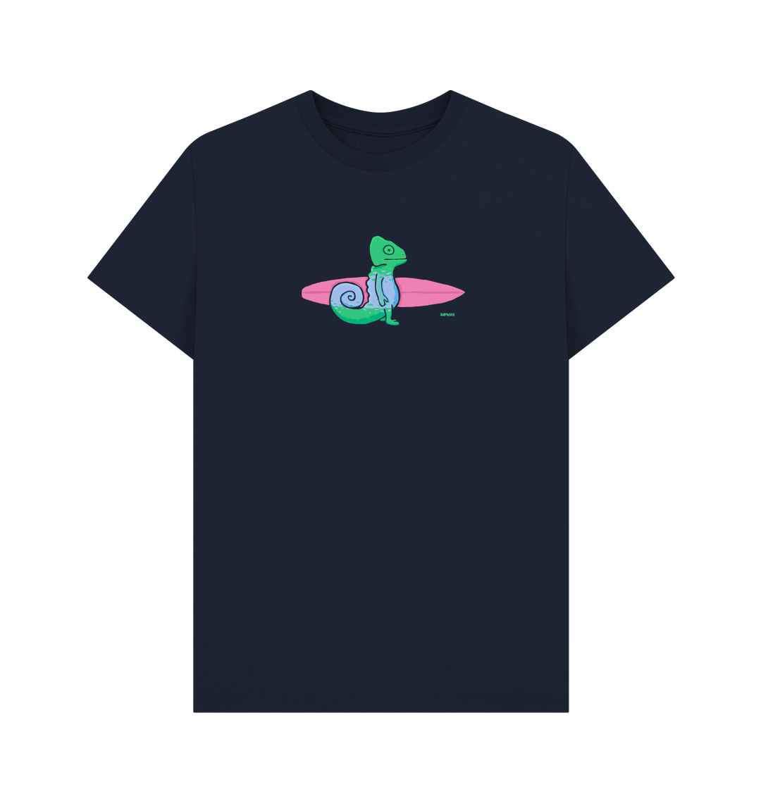 Navy Blue Printed T-shirt