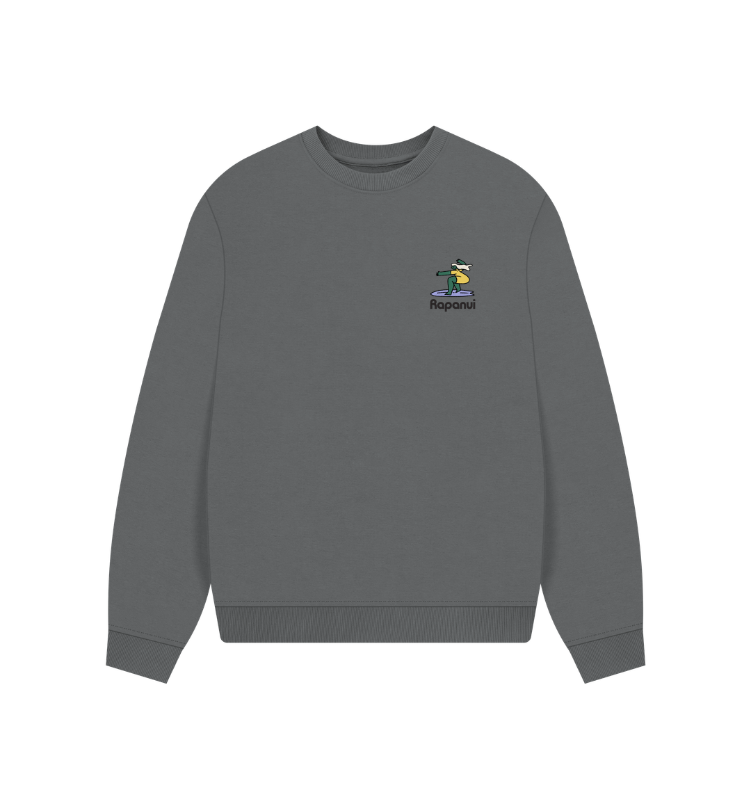 Slate Grey Printed Sweater
