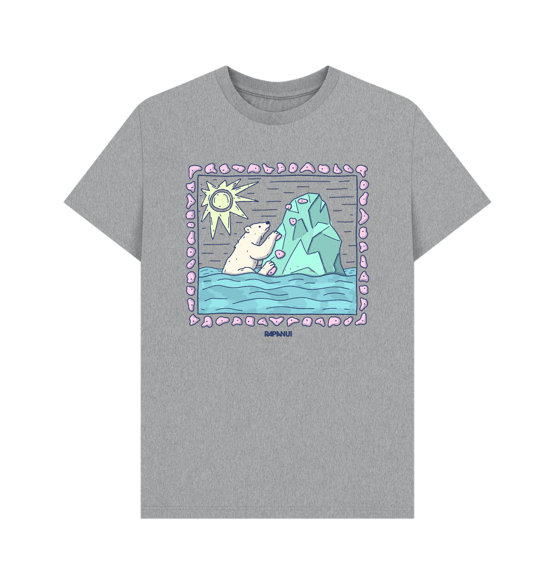 Athletic Grey Printed T-shirt