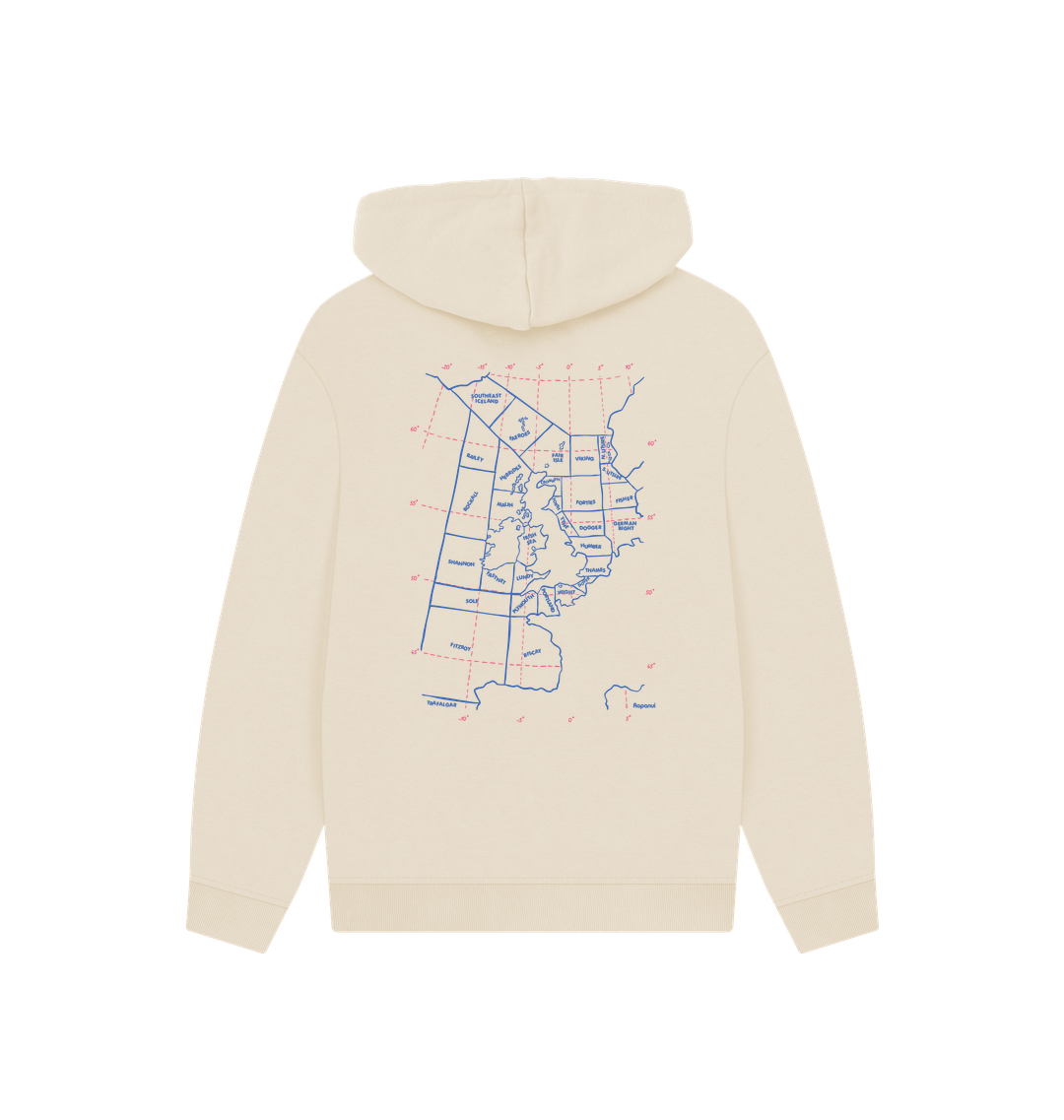 Oat Printed Hoody Back