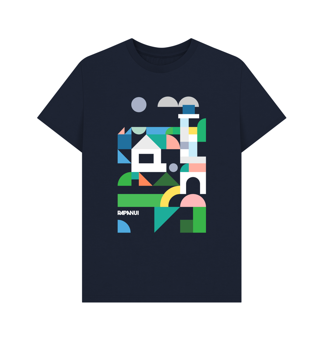 Navy Blue Printed T-shirt