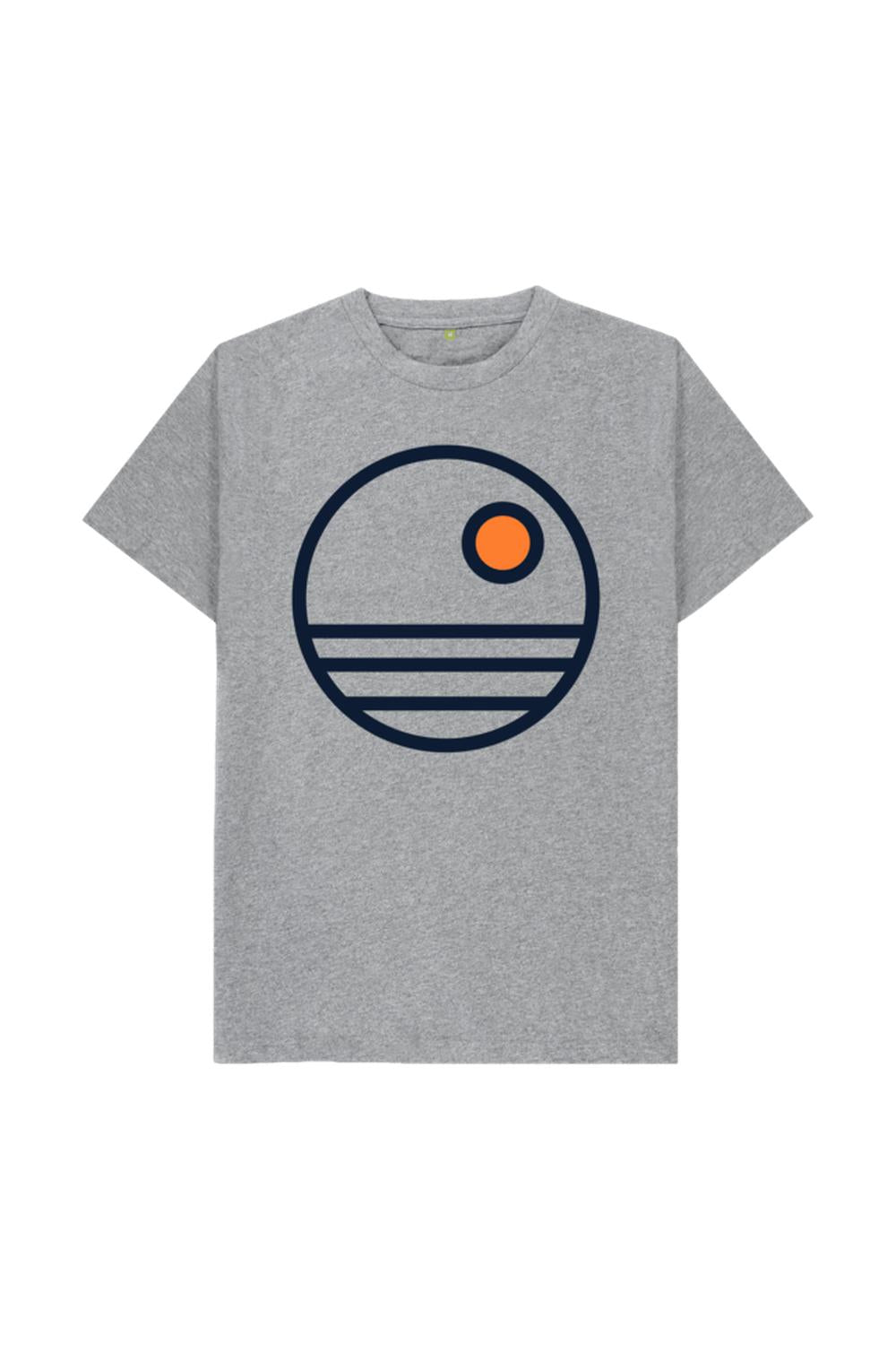 Athletic Grey Printed T-shirt