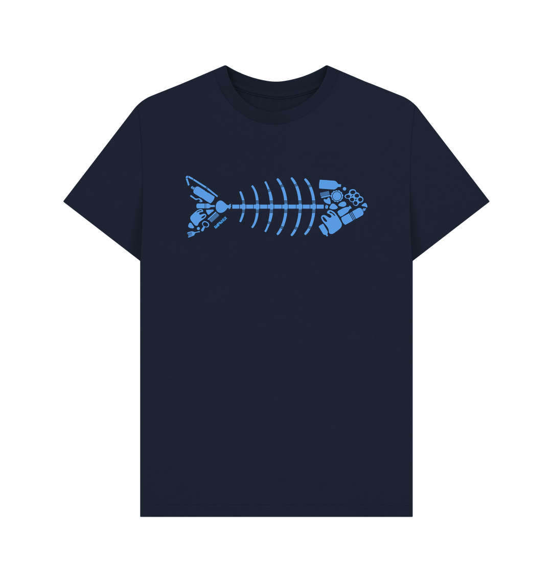 Navy Blue Printed T-shirt