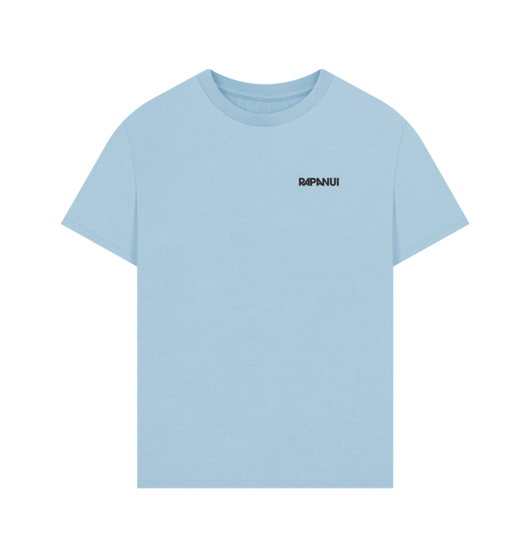 Milky Blue Printed T-shirt