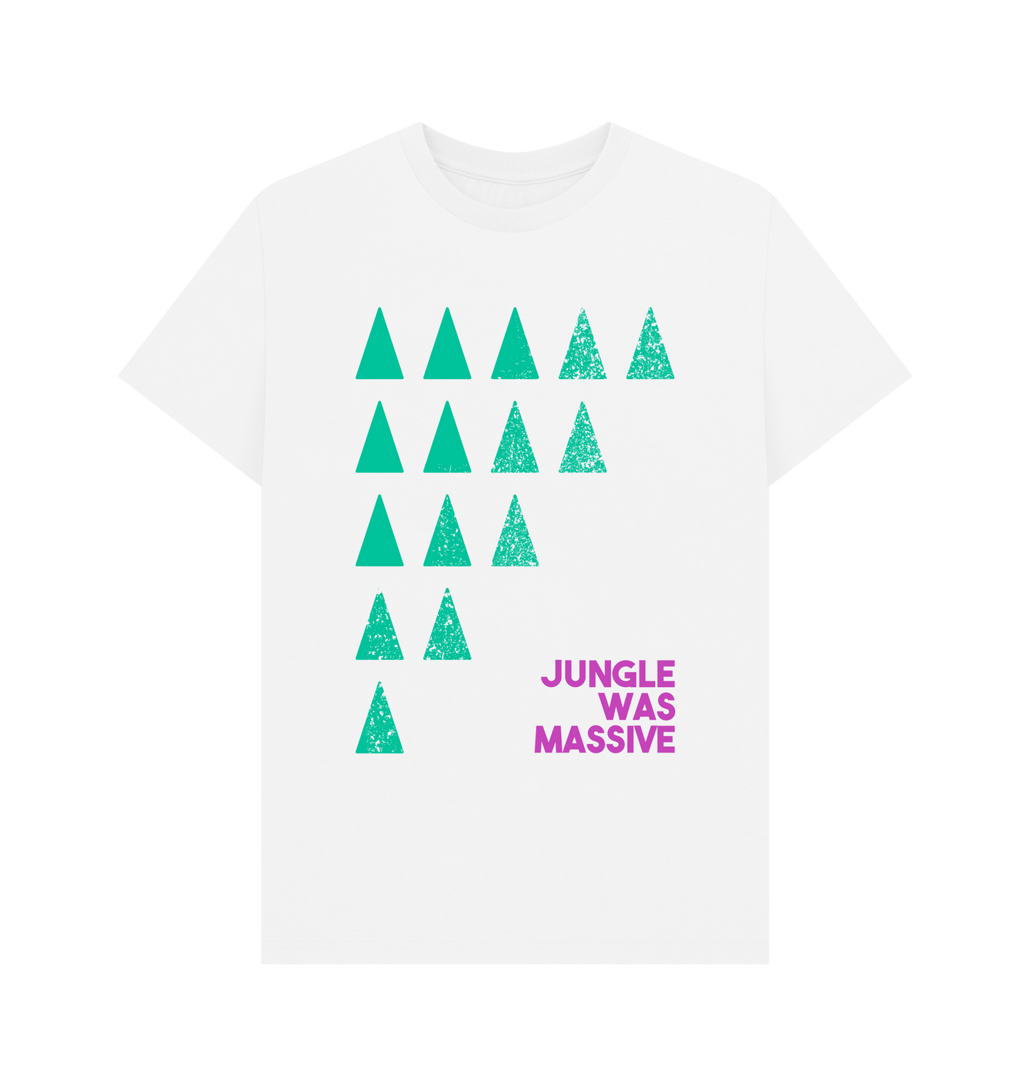 White Printed T-shirt Front