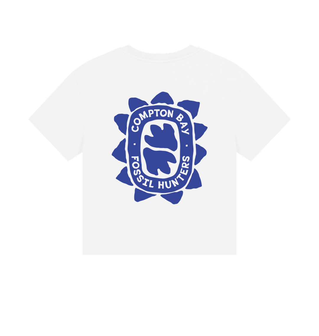 White Printed T-shirt Back
