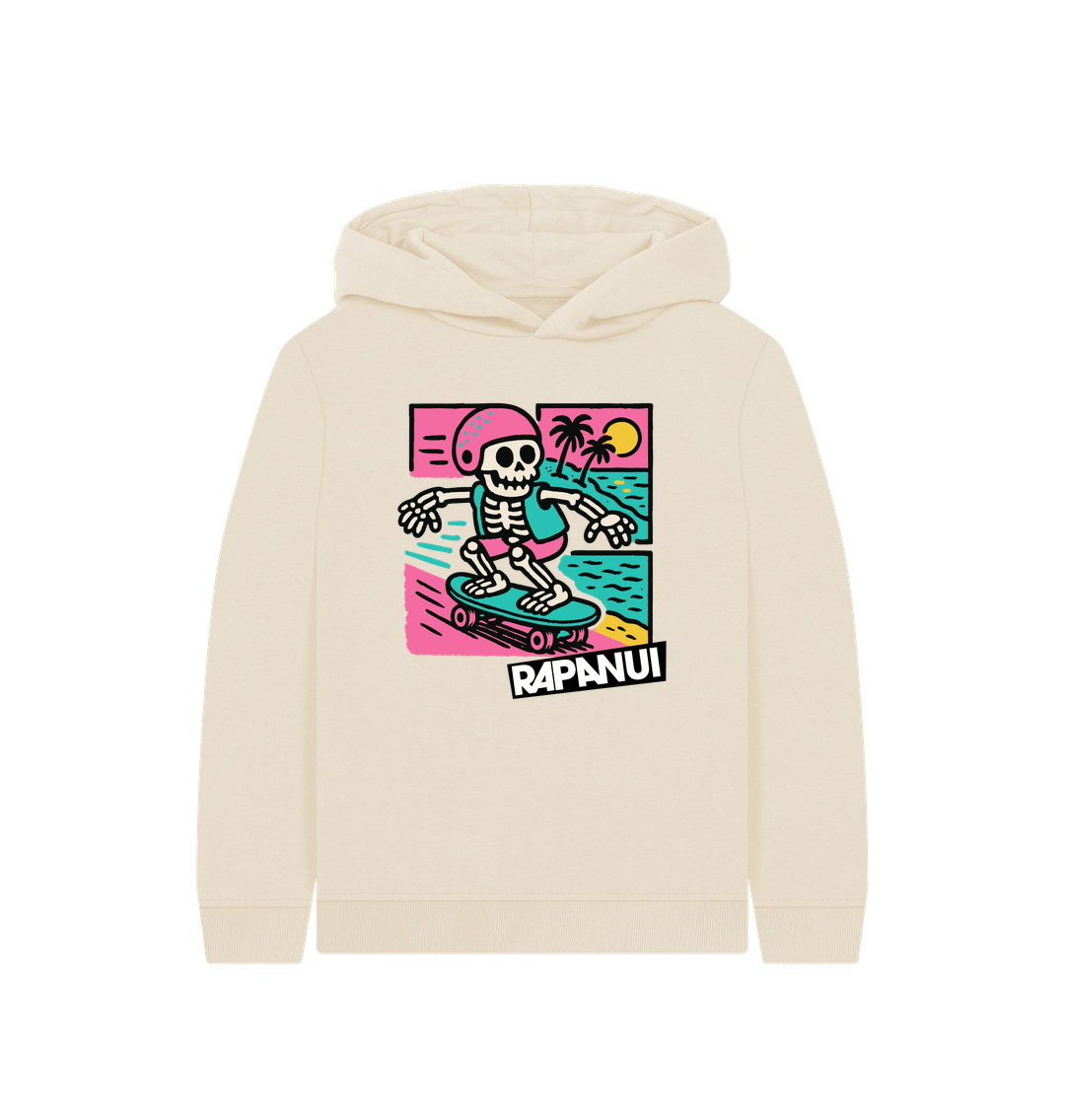 Oat Printed Kids Hoodie Front