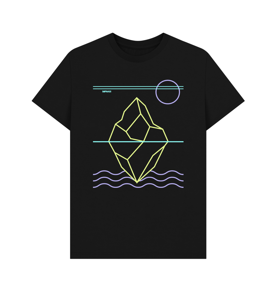 Black Printed T-shirt Front