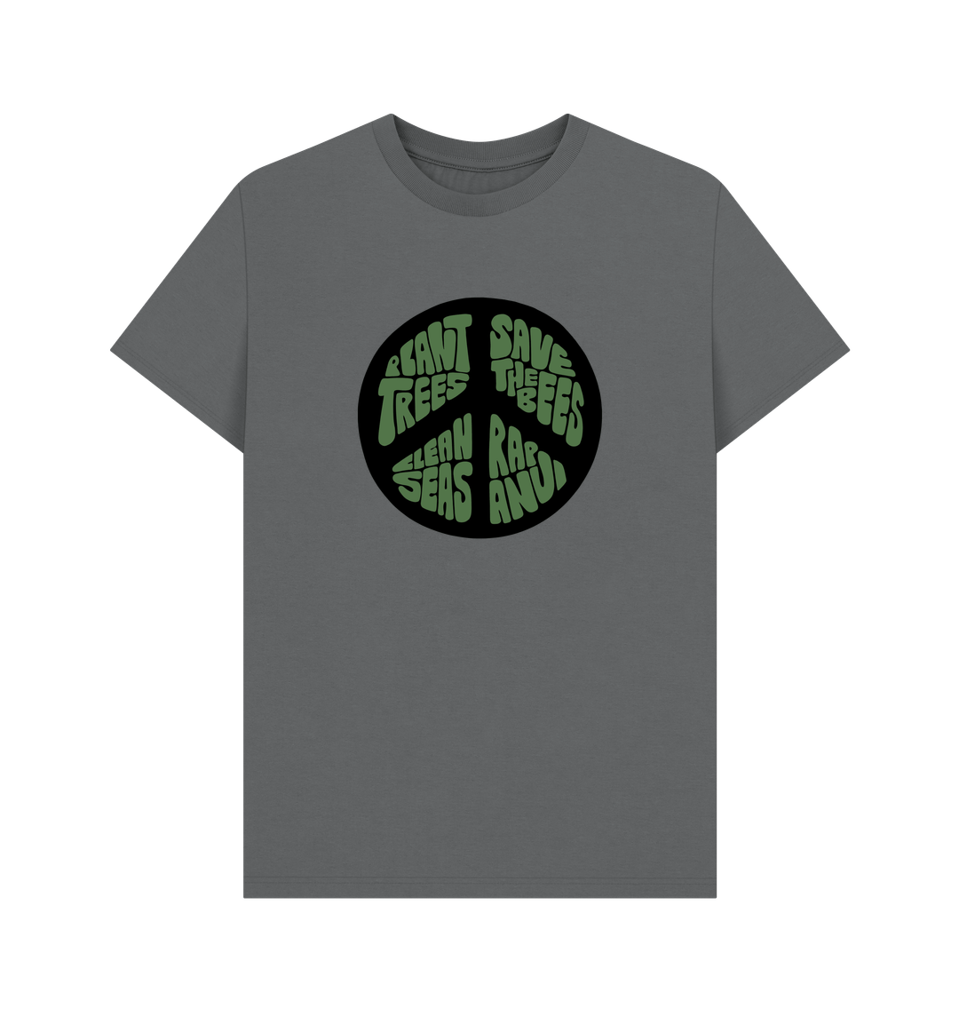 Slate Grey Printed T-shirt