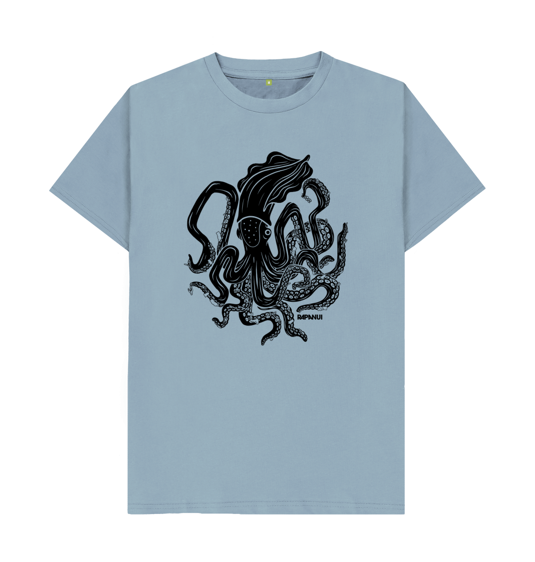 Stone Blue Printed T-shirt