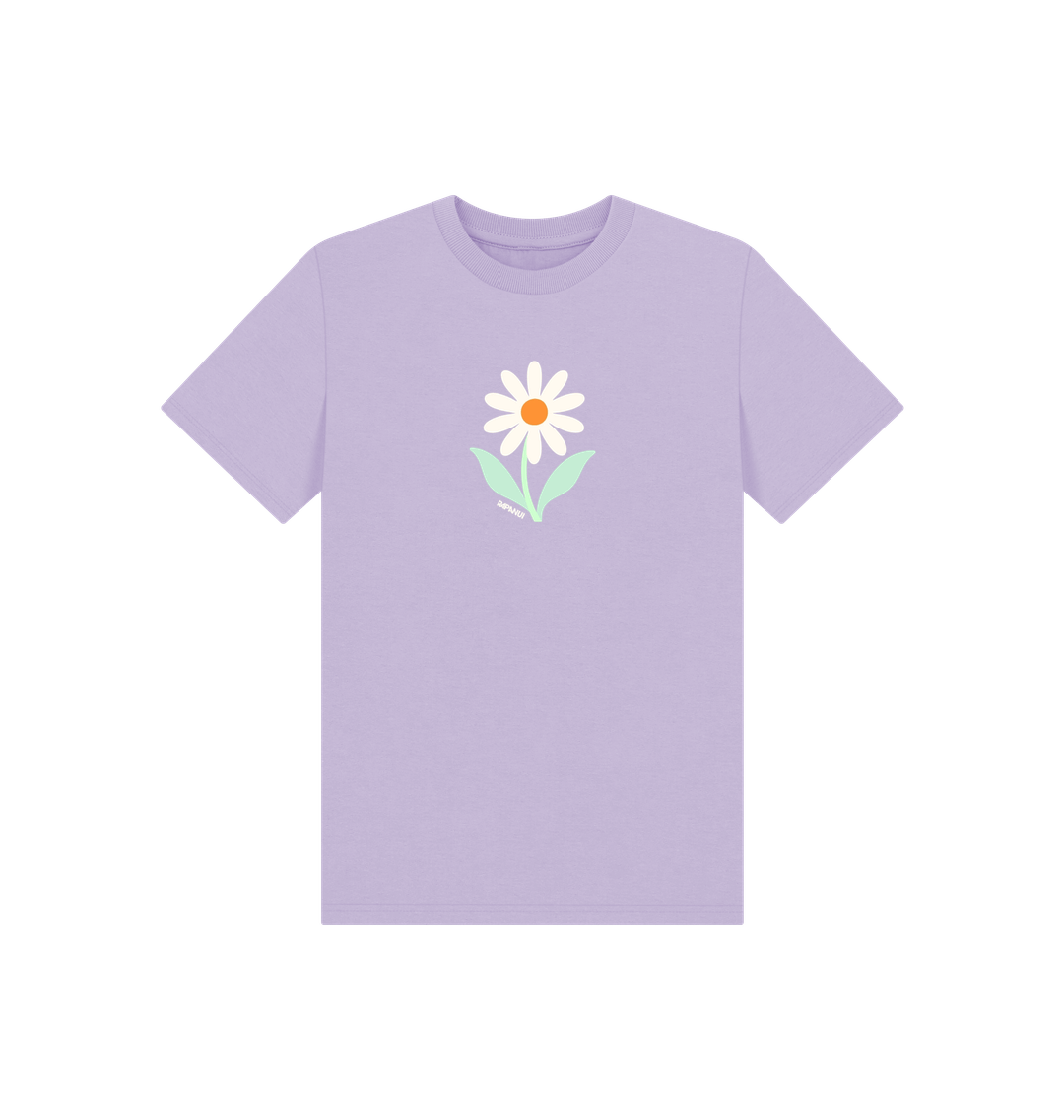 Soft Lilac Printed Kids T-Shirt