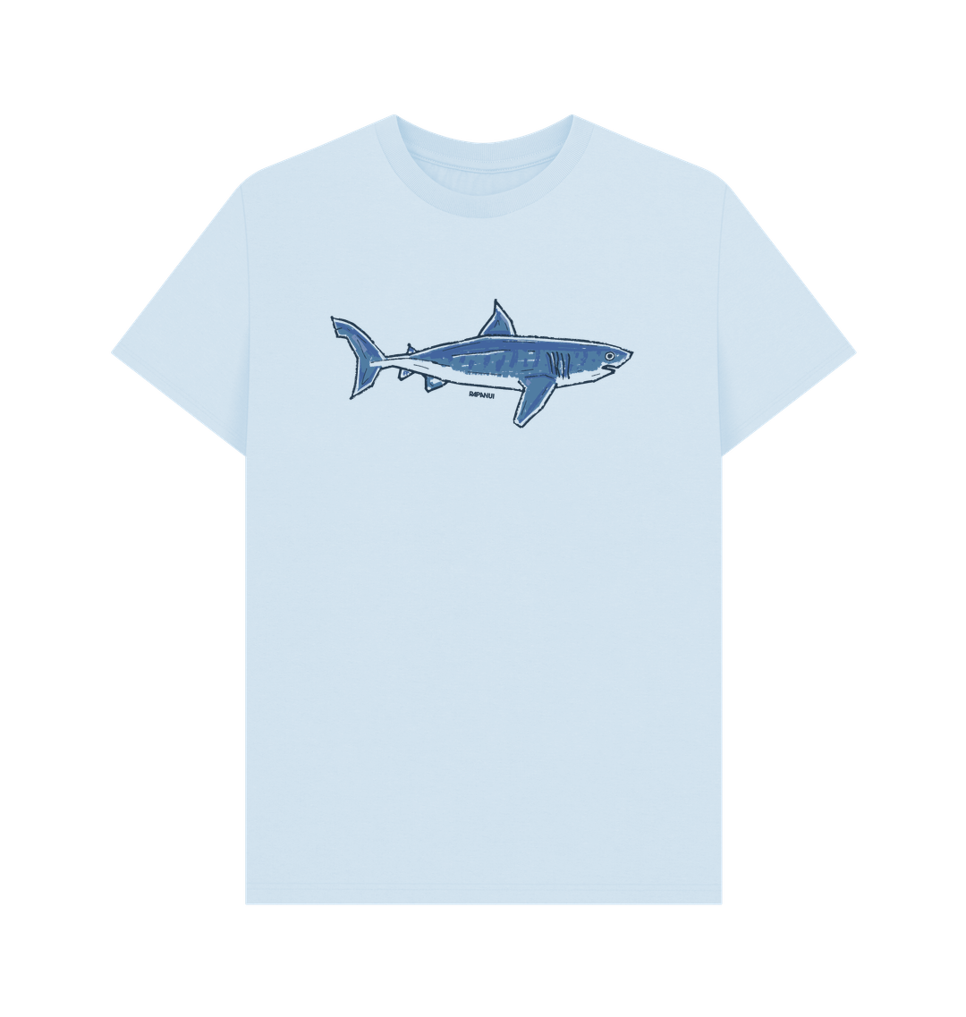 Sky Blue Printed T-shirt