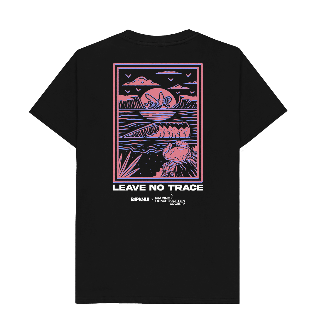 Black Printed T-shirt Back
