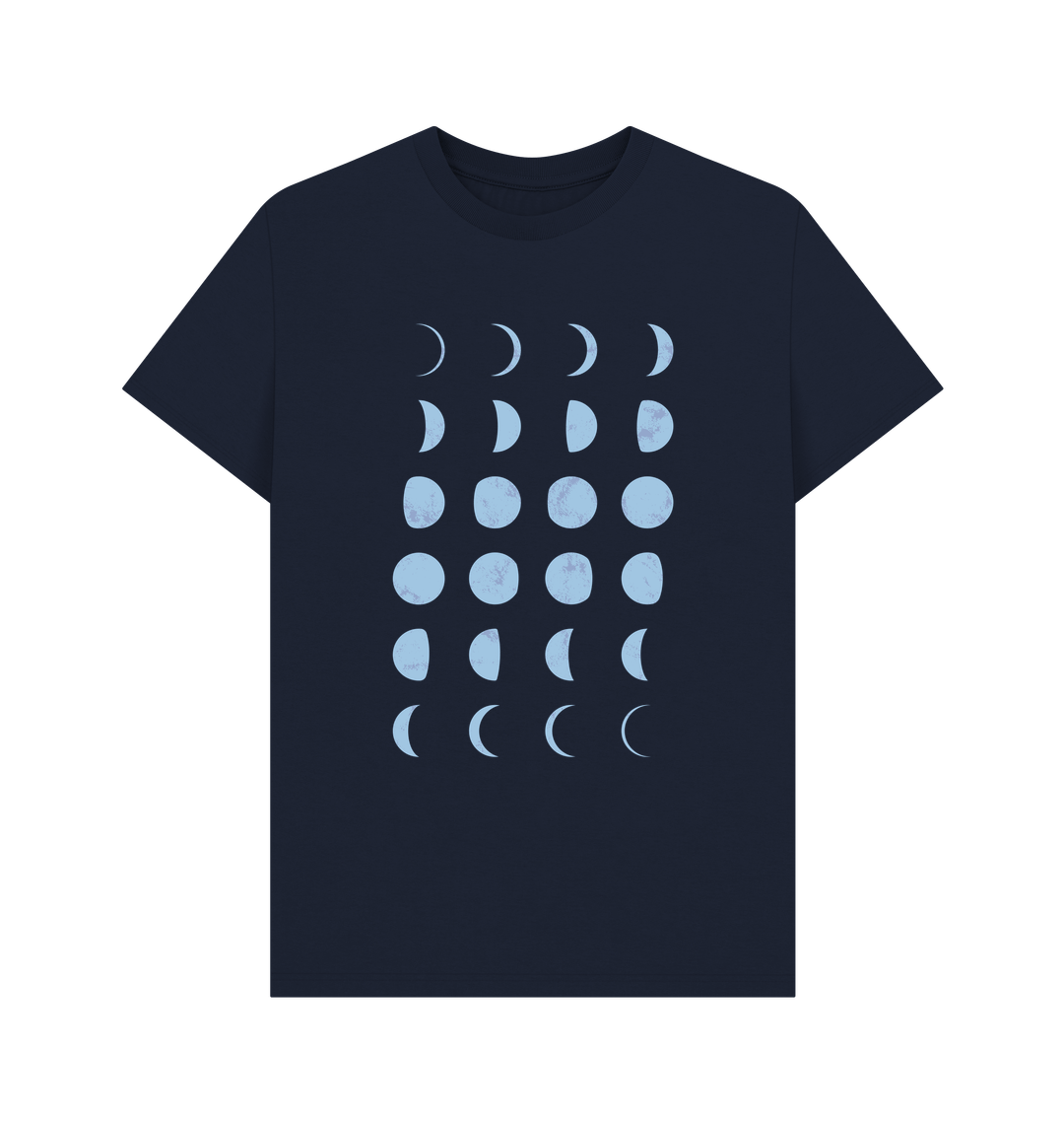 Navy Blue Printed T-shirt Front