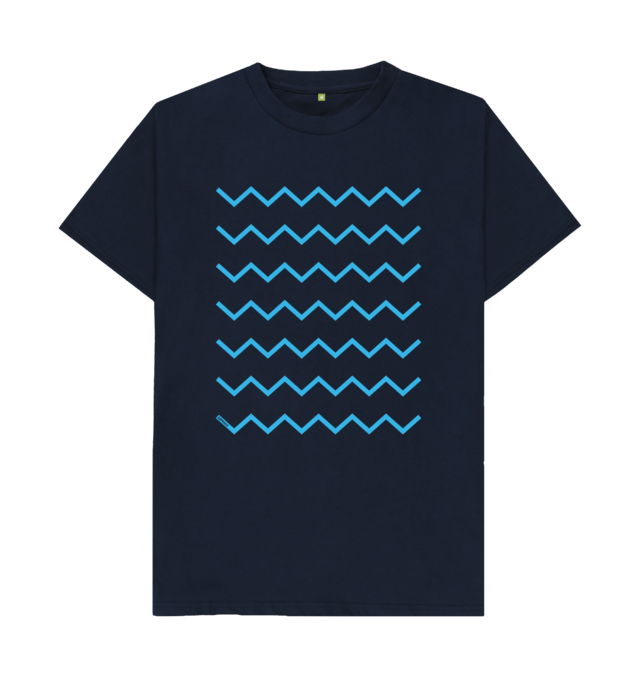 Navy Blue Printed T-shirt