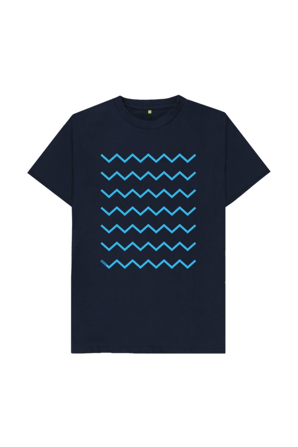 Navy Blue Printed T-shirt