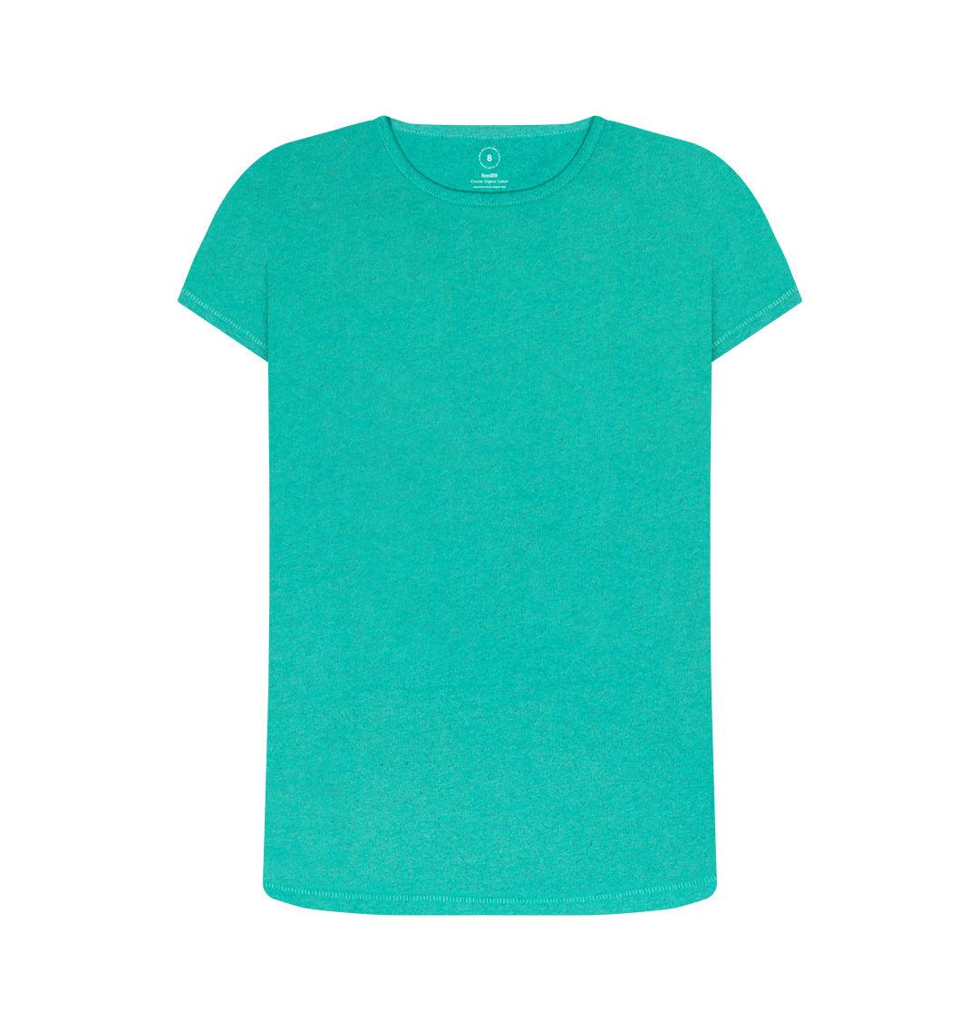 Seagrass Green Recycled Printed T-Shirt