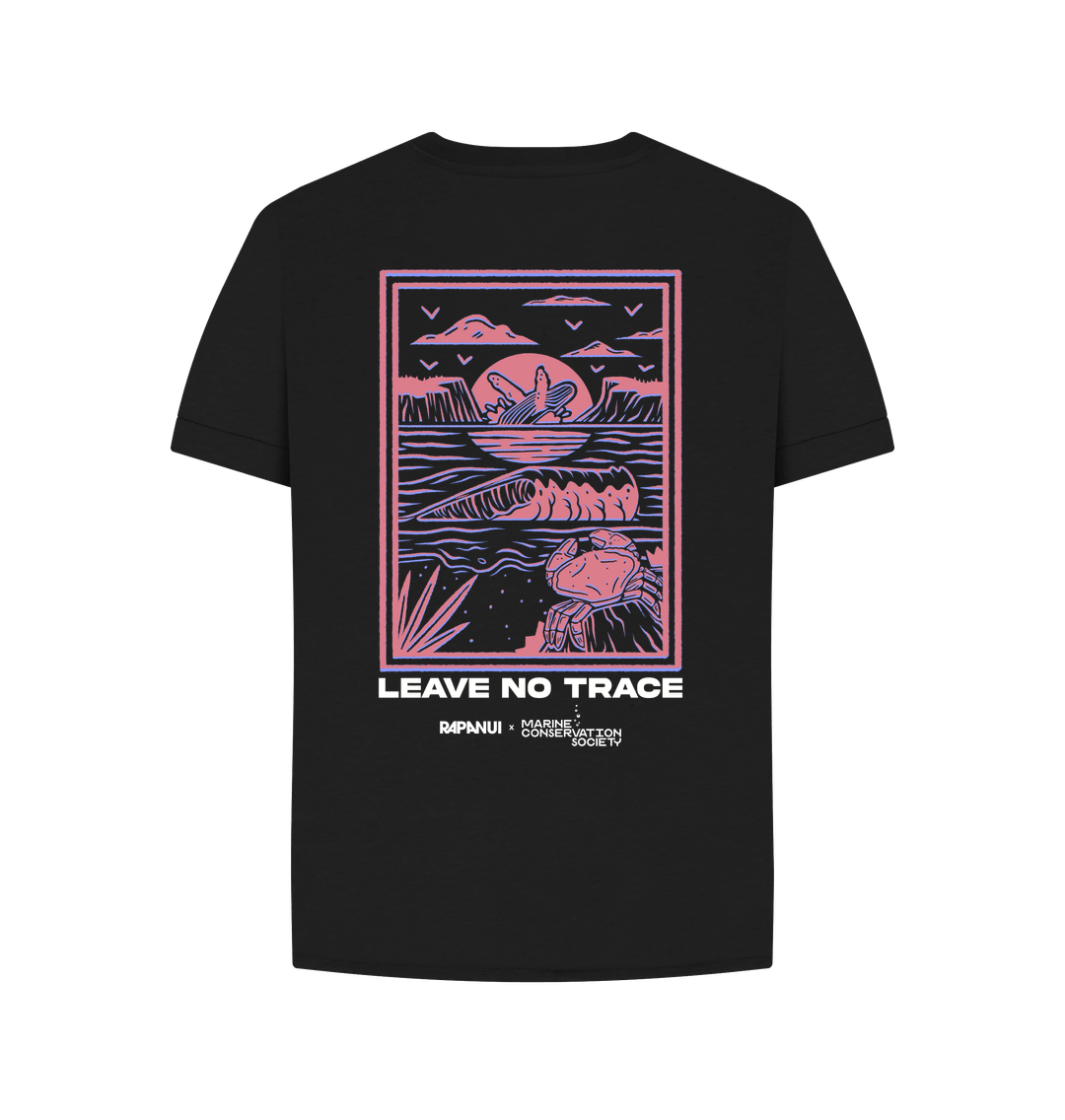 Black Printed T-shirt Back