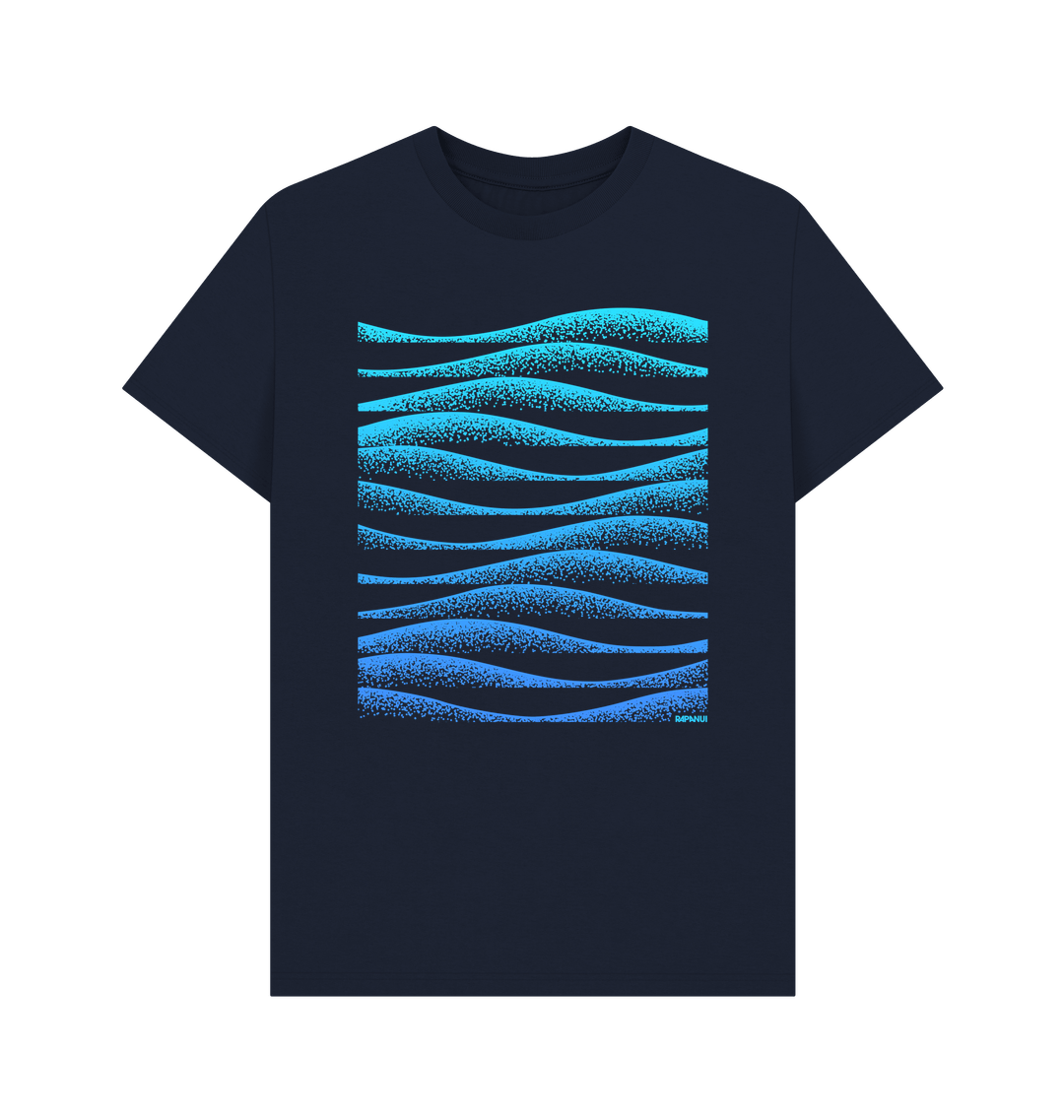 Navy Blue Printed T-shirt