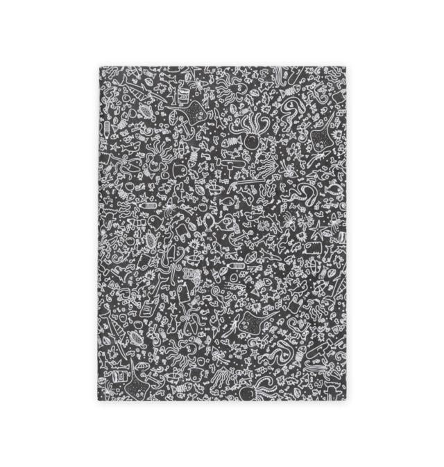 Marine Black Large notebook
