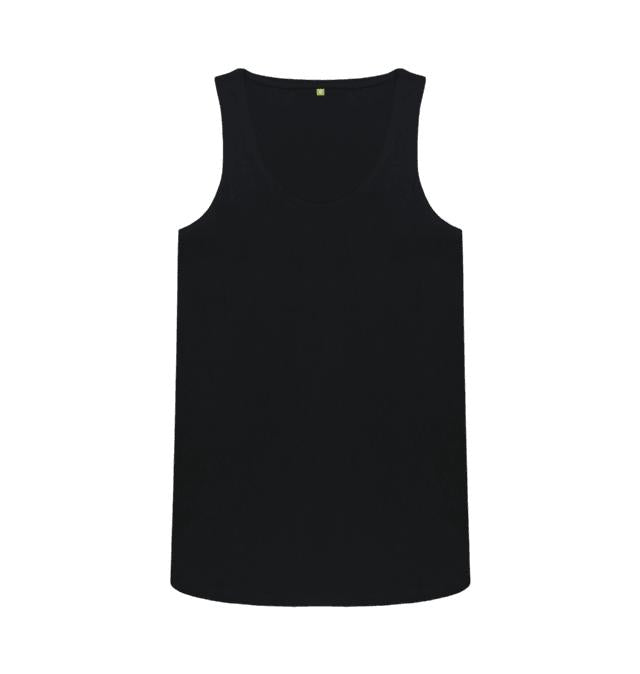 Black Printed Vest Top