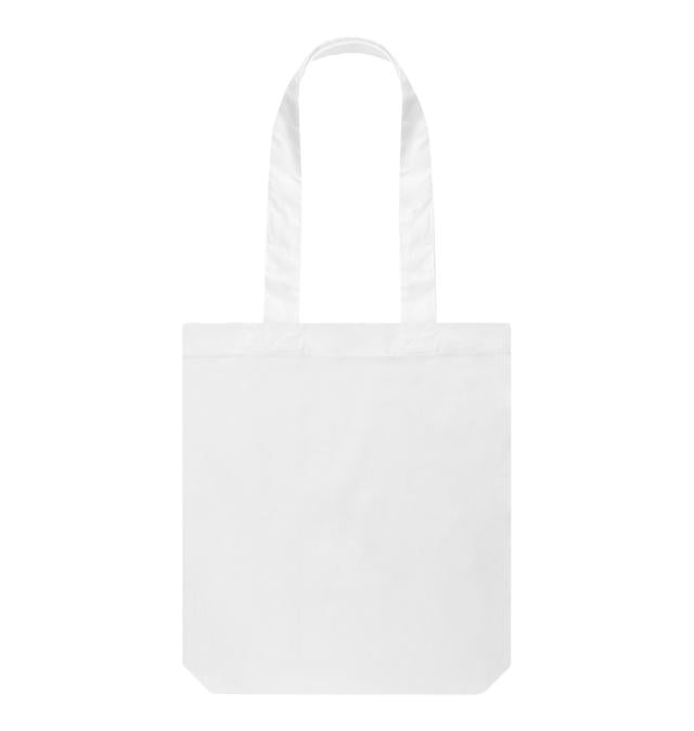 White Printed Bag