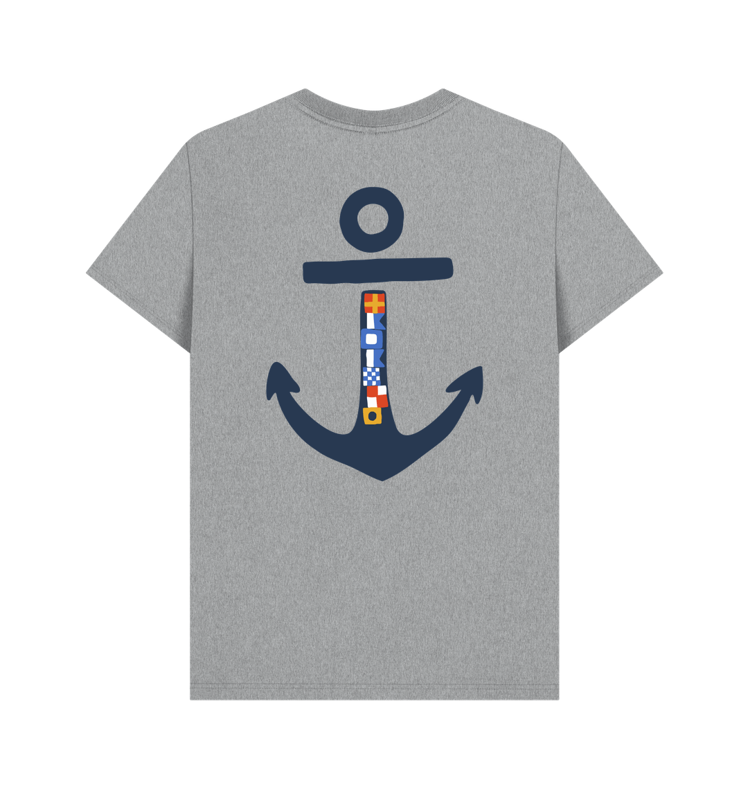 Athletic Grey Printed T-shirt