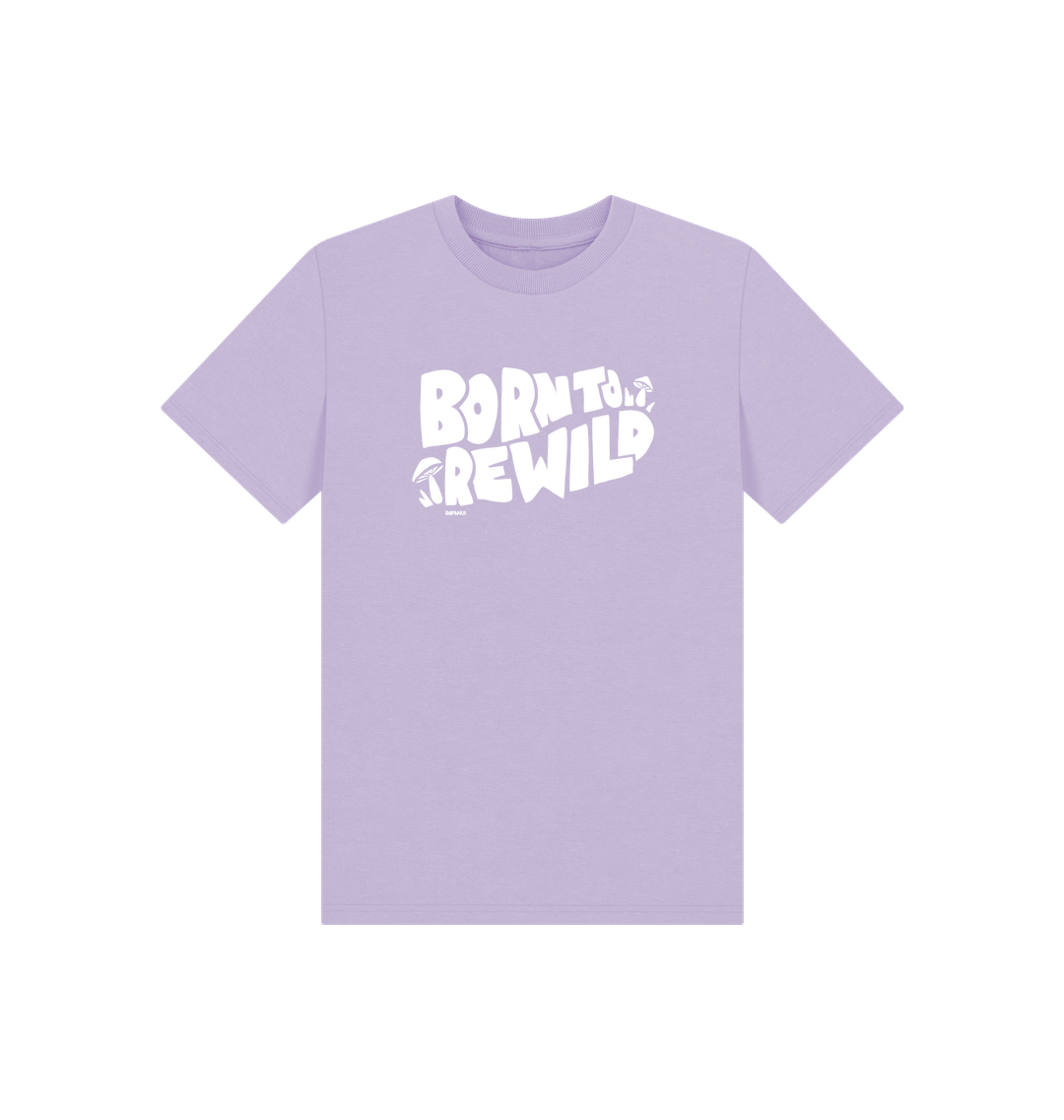 Soft Lilac Printed Kids T-Shirt