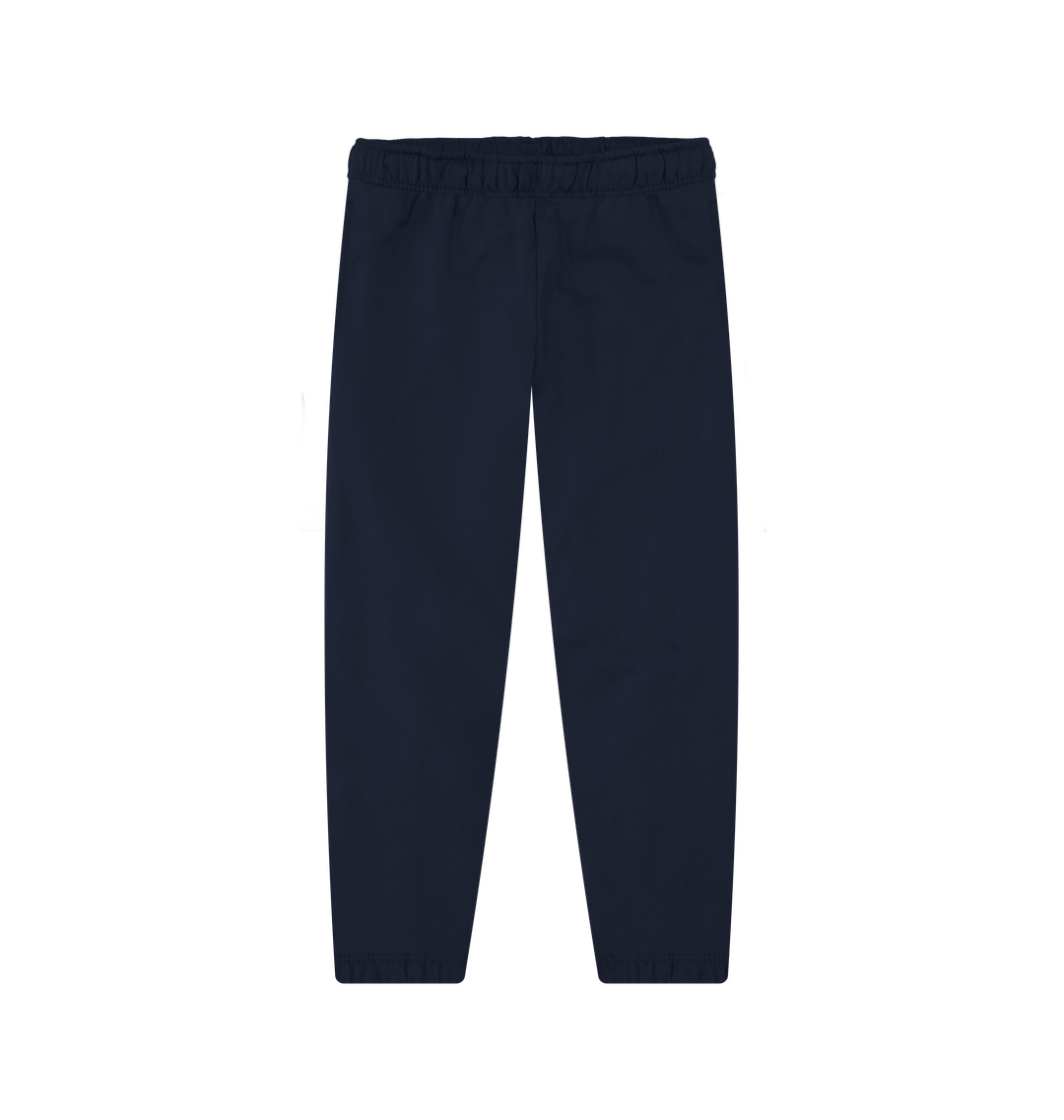 Navy Printed Womens Joggers