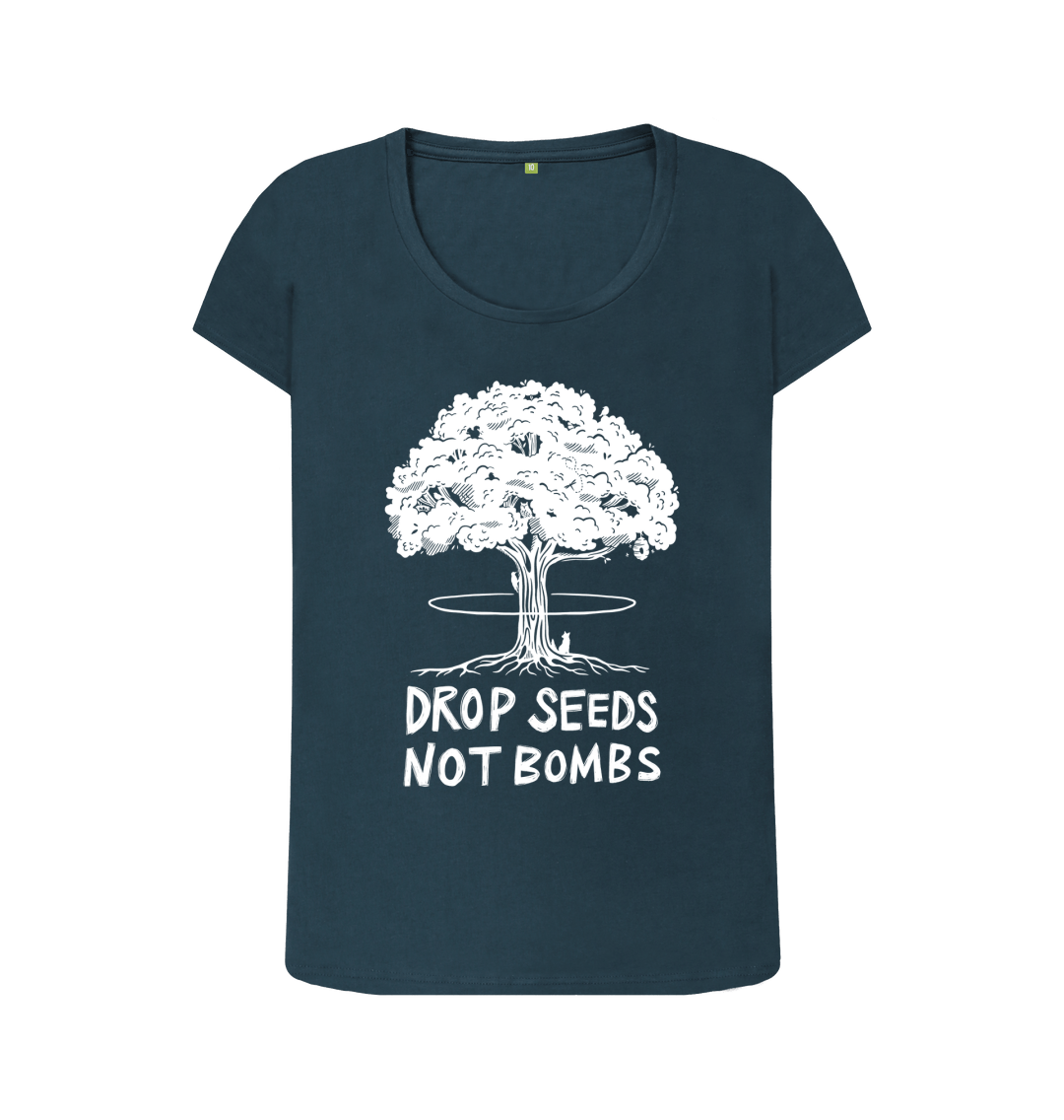 Denim Blue Printed T-shirt