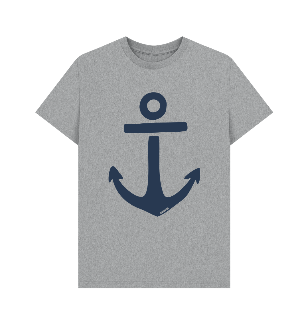 Athletic Grey Printed T-shirt