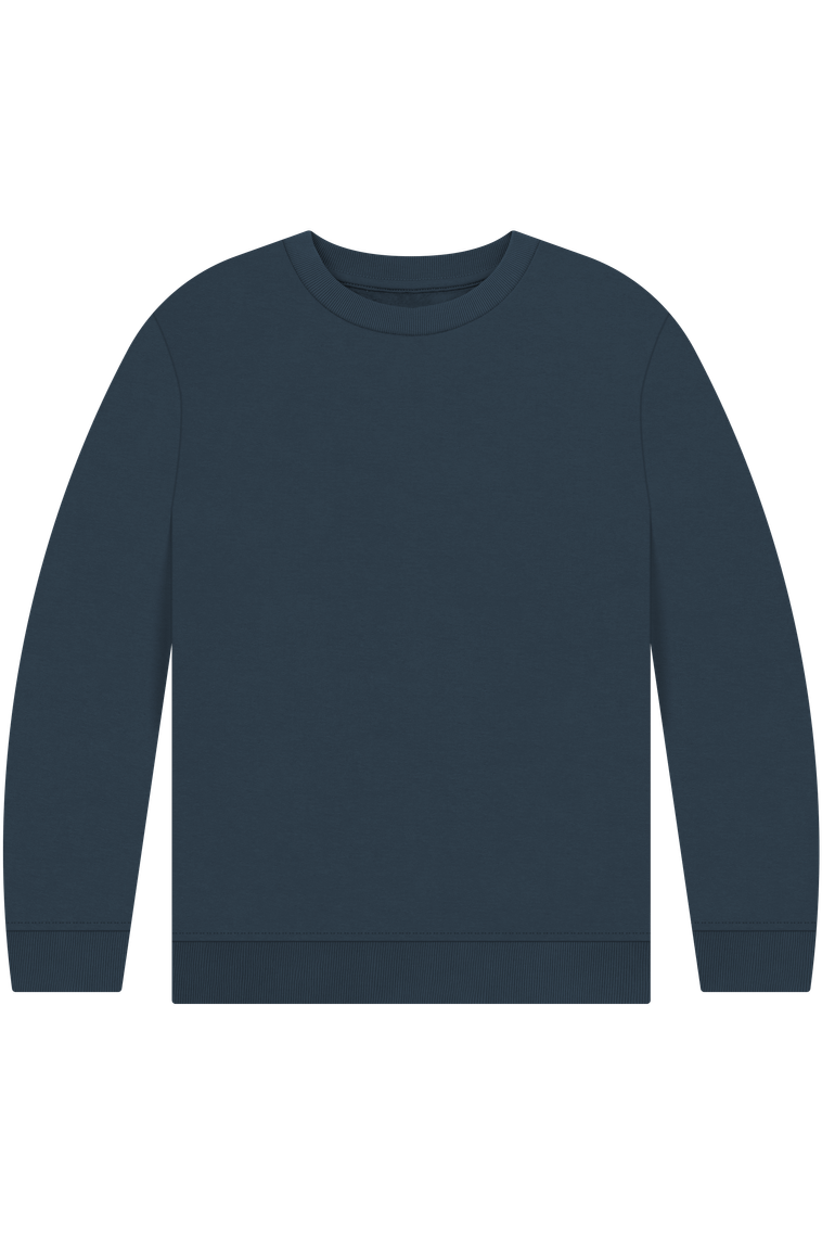 Navy Blue Printed Kids Jumper