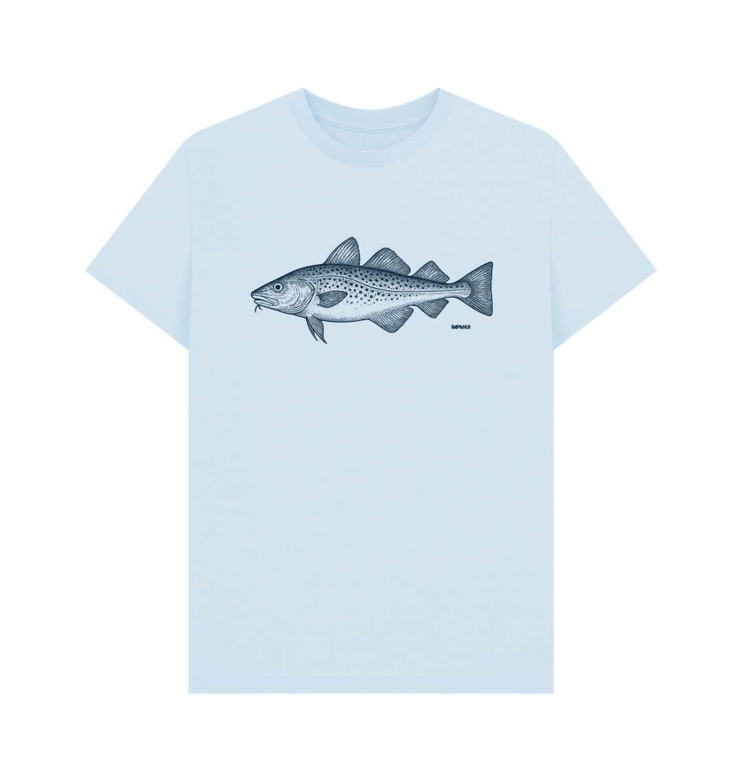 Sky Blue Printed T-shirt