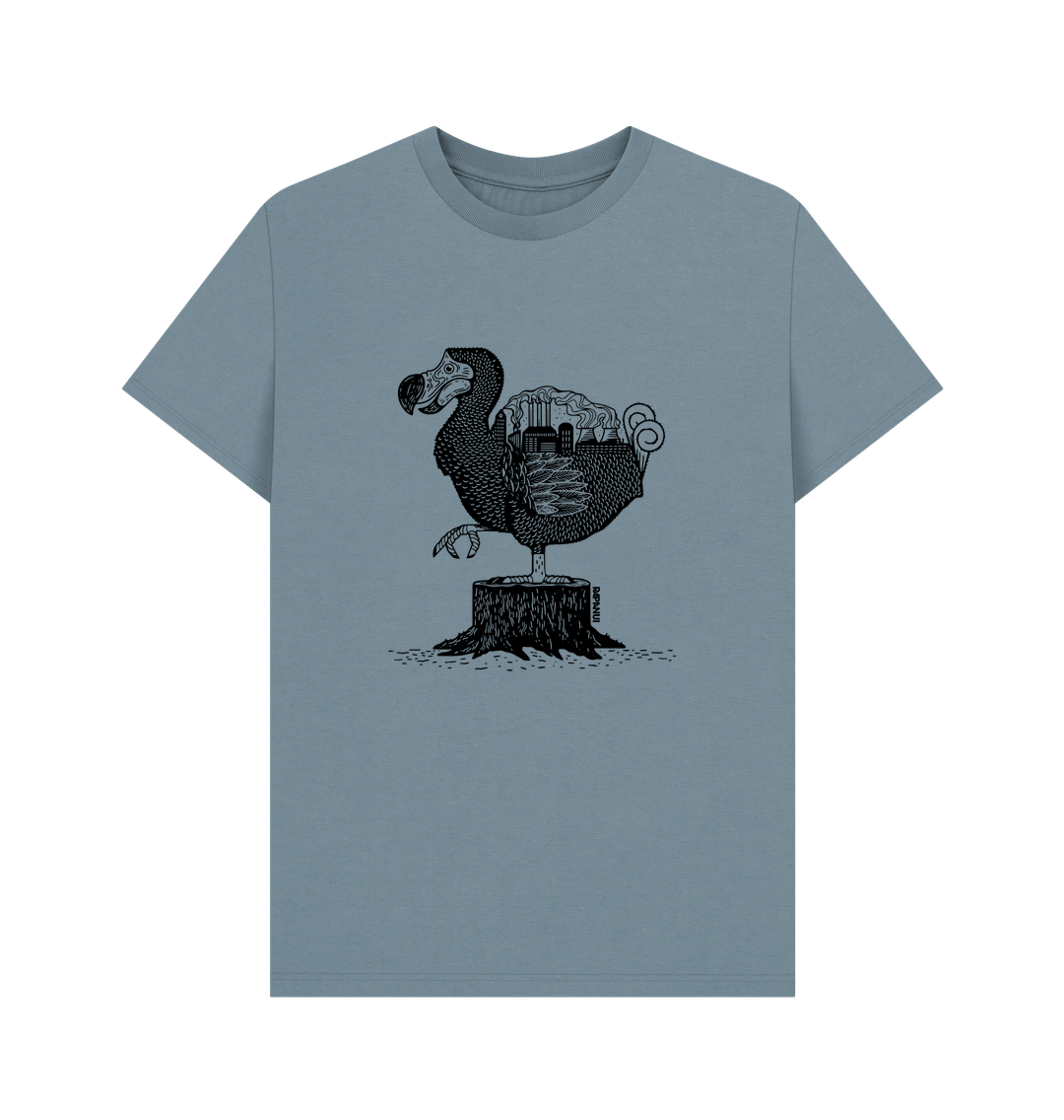 Stone Blue Printed T-shirt