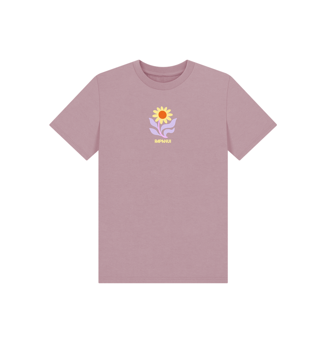 Mauve Printed Kids T-Shirt