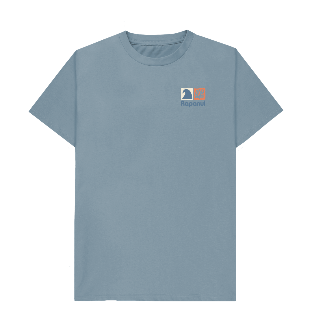 Stone Blue Printed T-shirt