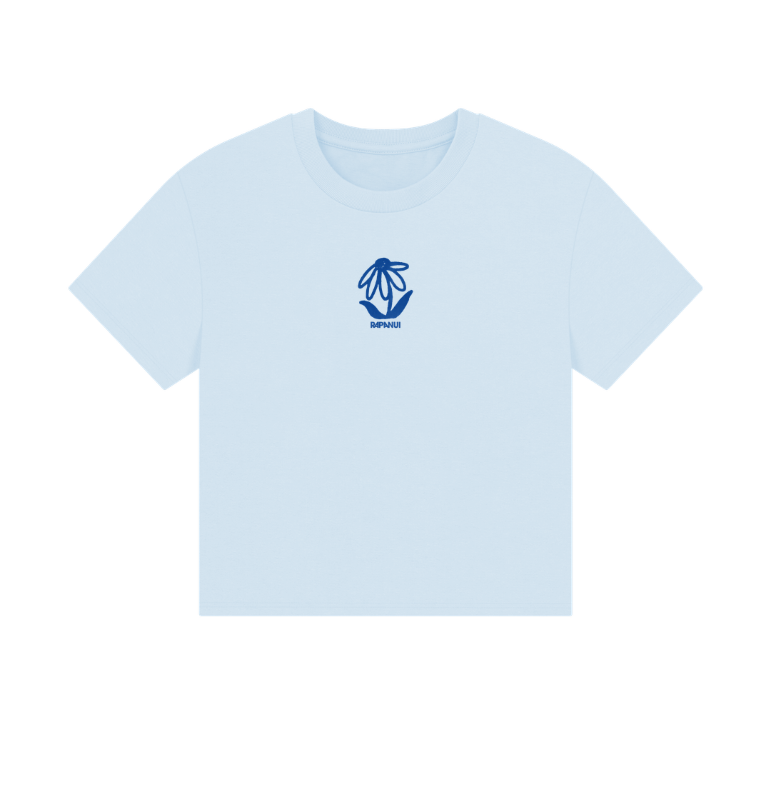 Sky Blue Printed T-shirt