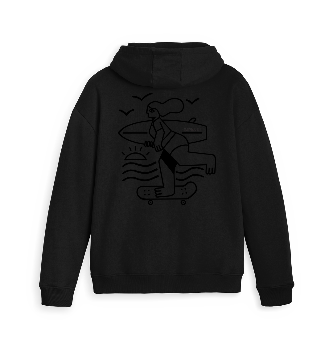 Black Zip hoody