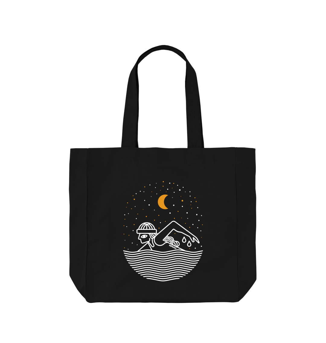 Black Printed Bag