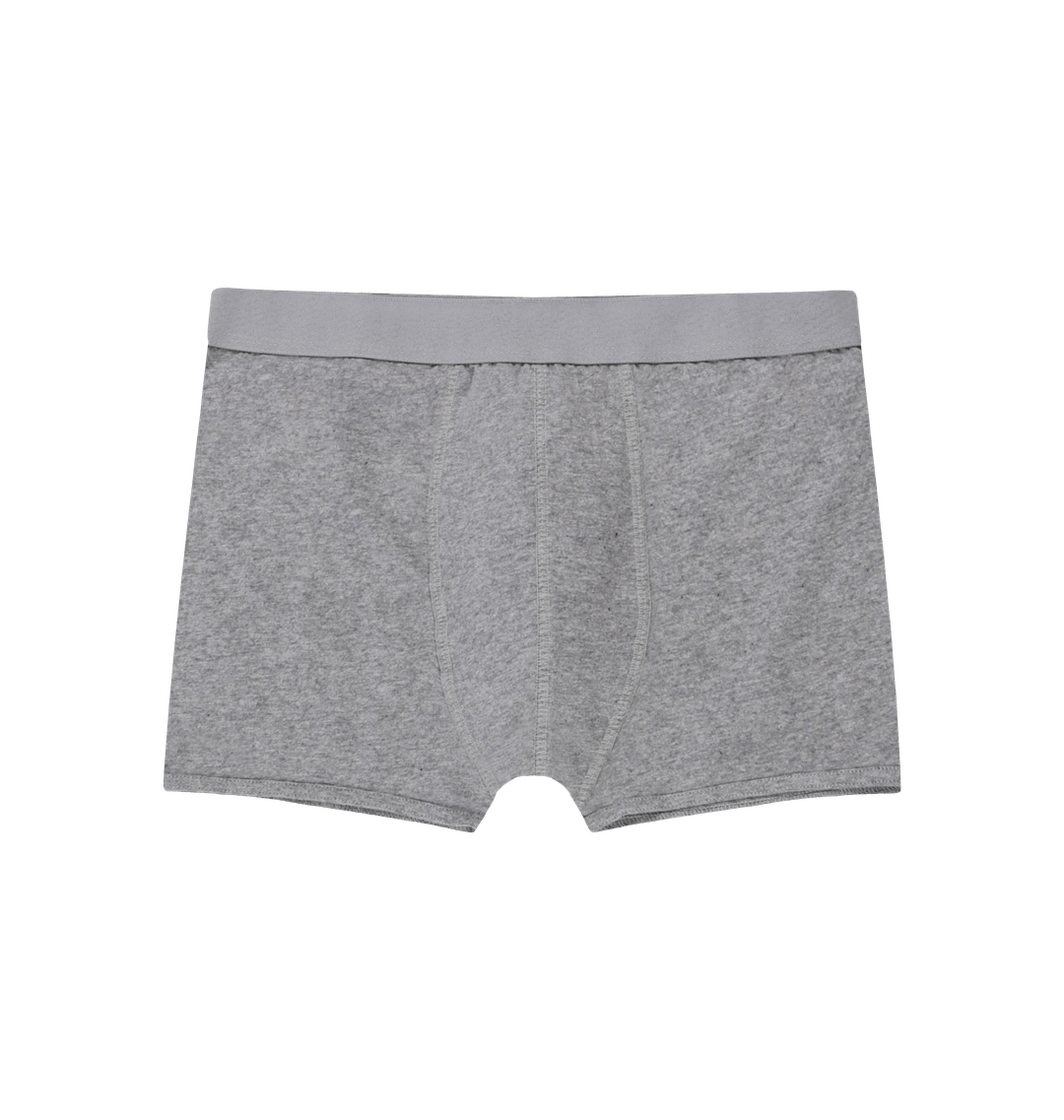 Athletic Grey Boxer Trunks Front