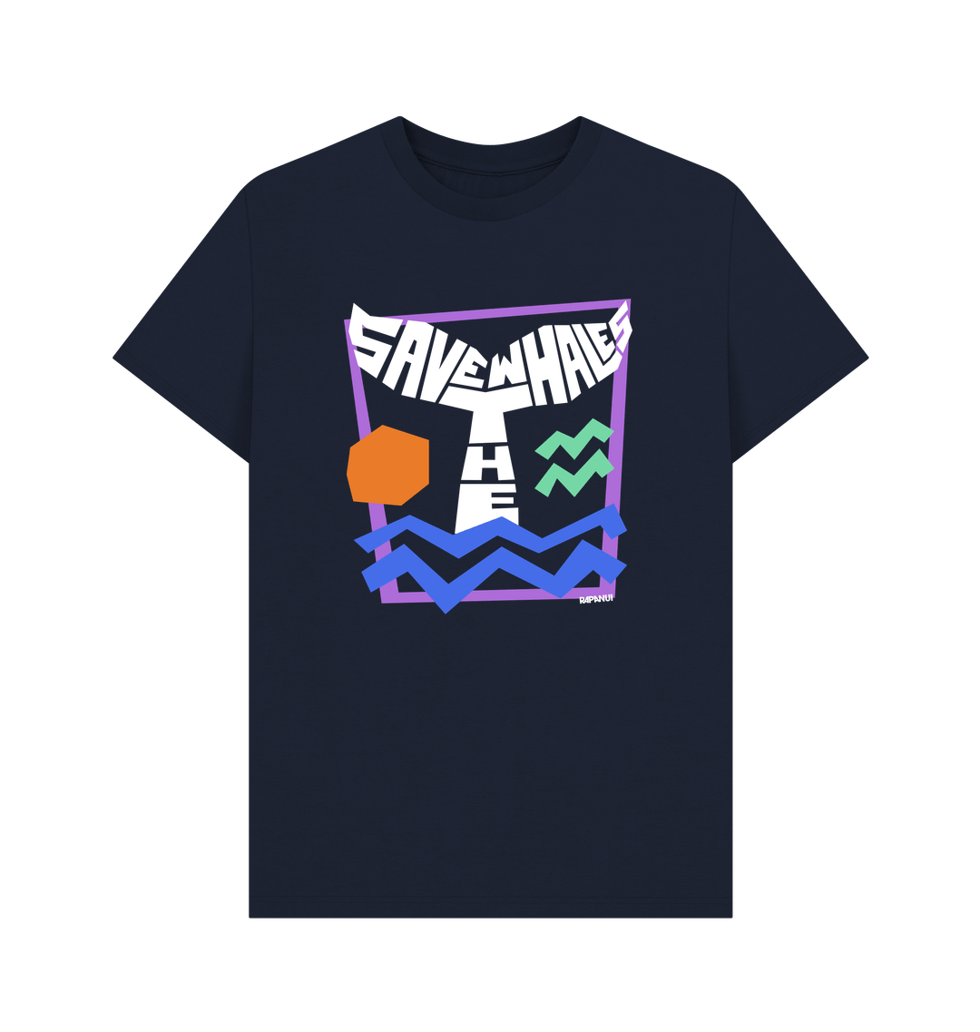 Navy Blue Printed T-shirt