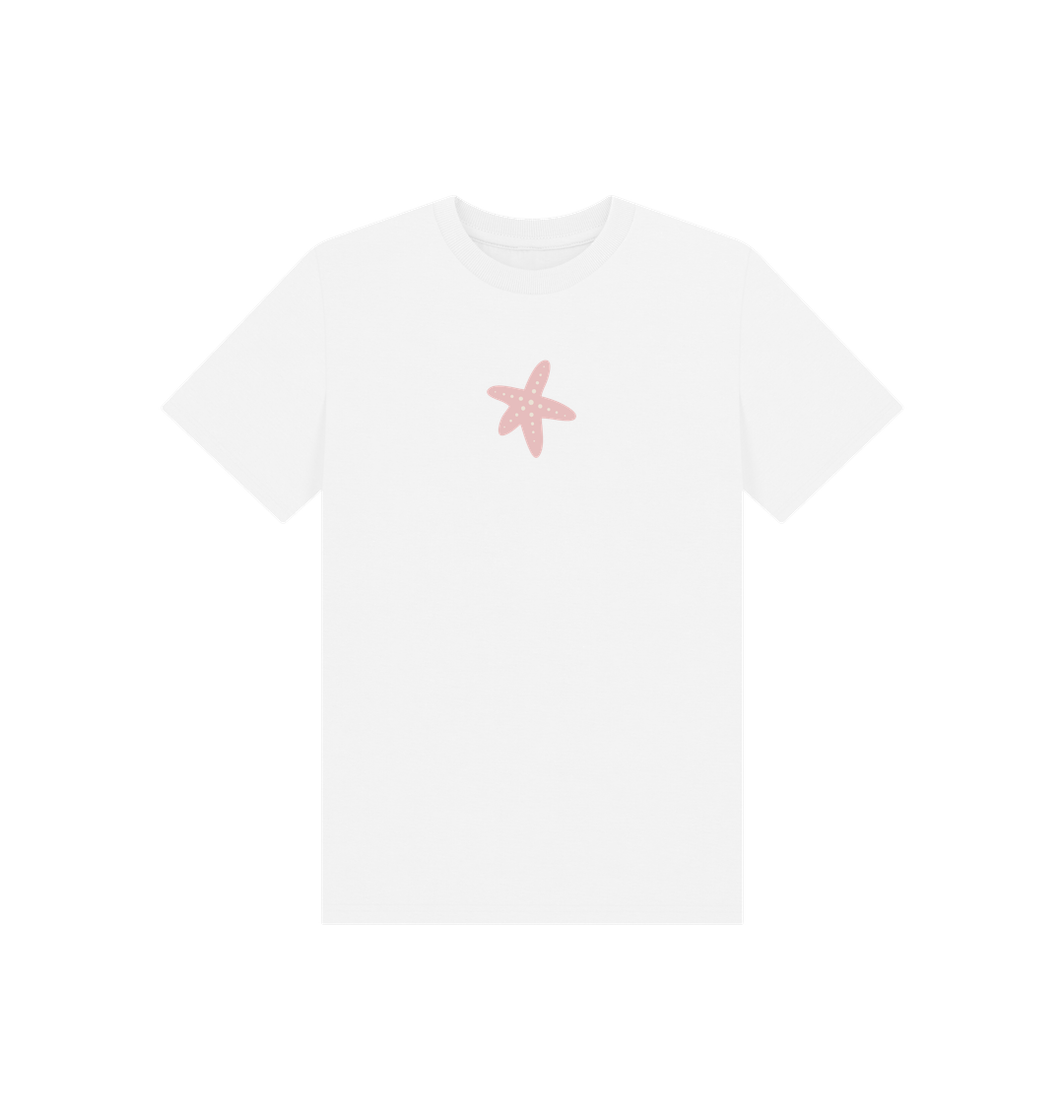White Printed Kids T-Shirt