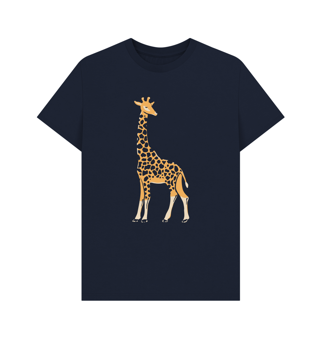 Navy Blue Printed T-shirt