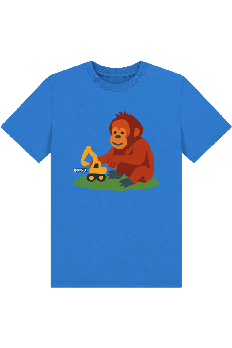 Bright Blue Printed Kids T-Shirt