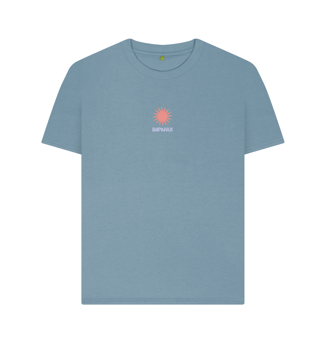 Stone Blue Printed T-shirt
