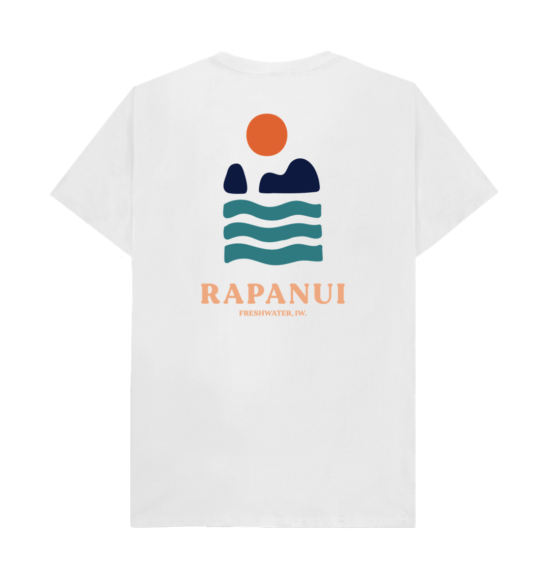 White Printed T-shirt Back