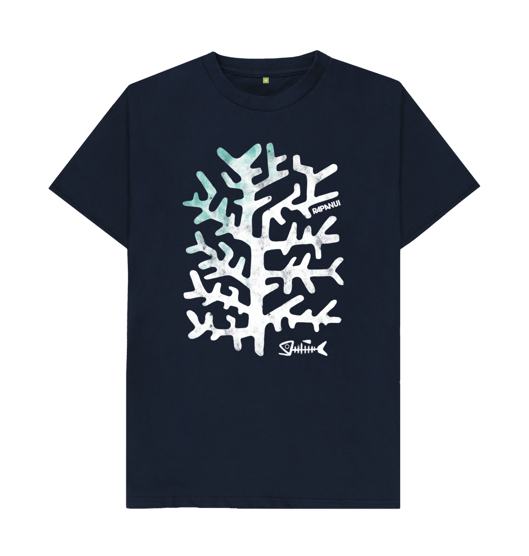 Navy Blue Printed T-shirt