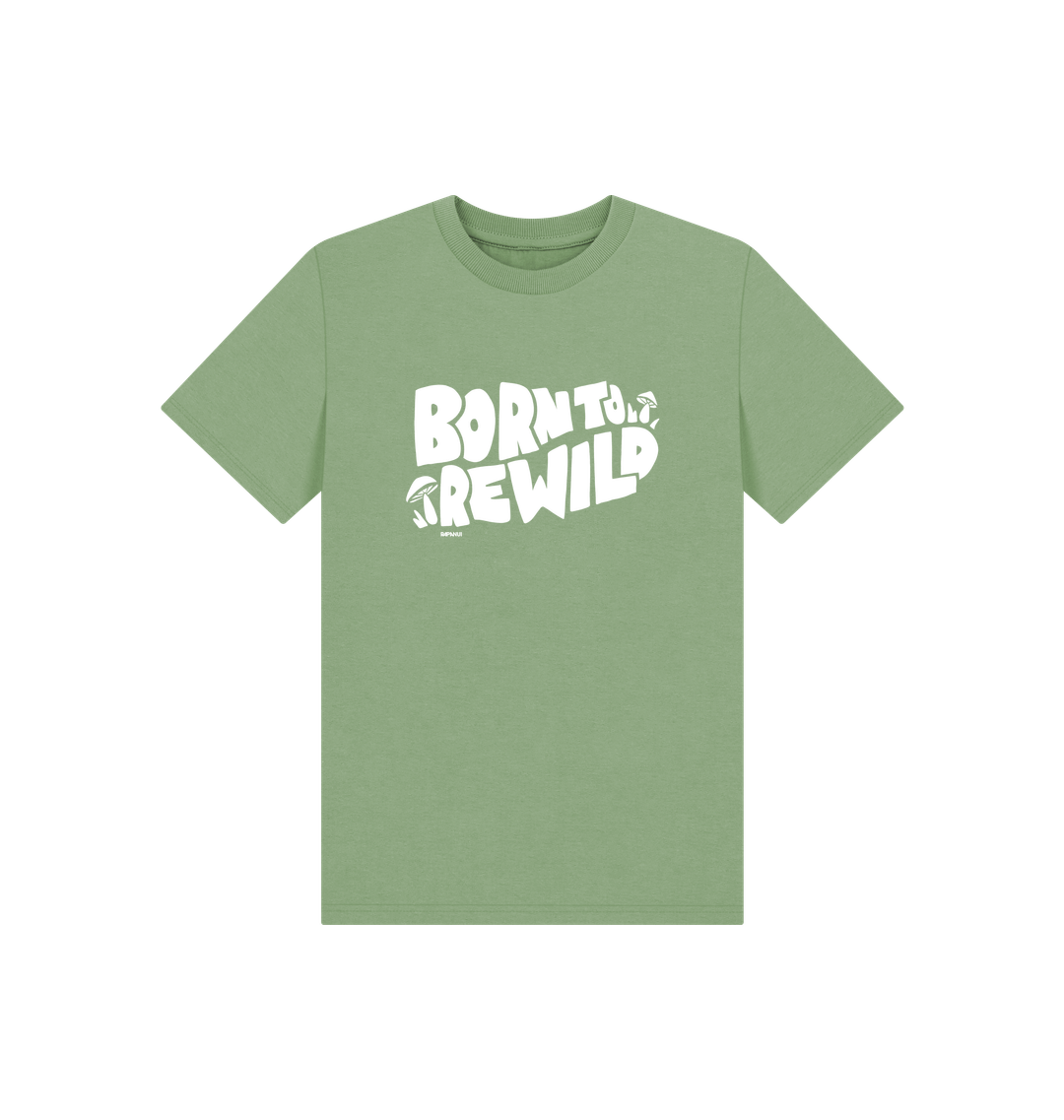Sage Printed Kids T-Shirt
