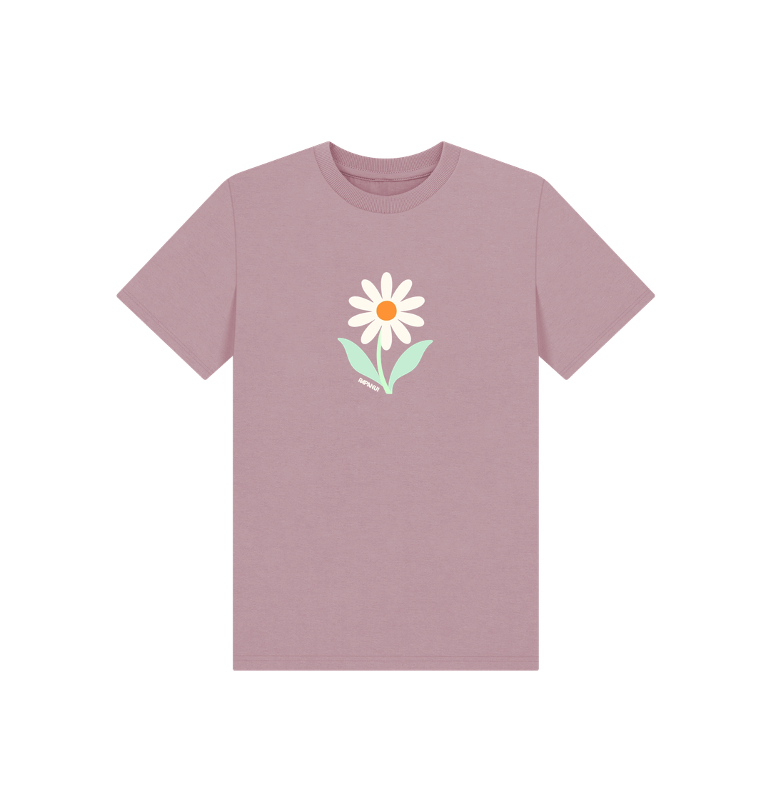 Mauve Printed Kids T-Shirt
